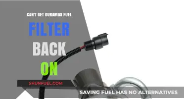 Duramax Fuel Filter: Won't Go Back On?