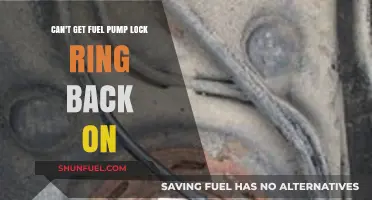 Struggling to Reinstall Fuel Pump Lock Ring? Troubleshooting Tips and Tricks