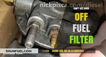 How to Remove a Stuck Hose from a Fuel Filter