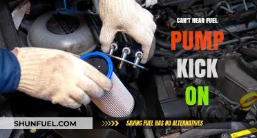 Troubleshooting Fuel Pump Issues: Why Can't You Hear It Kick On?