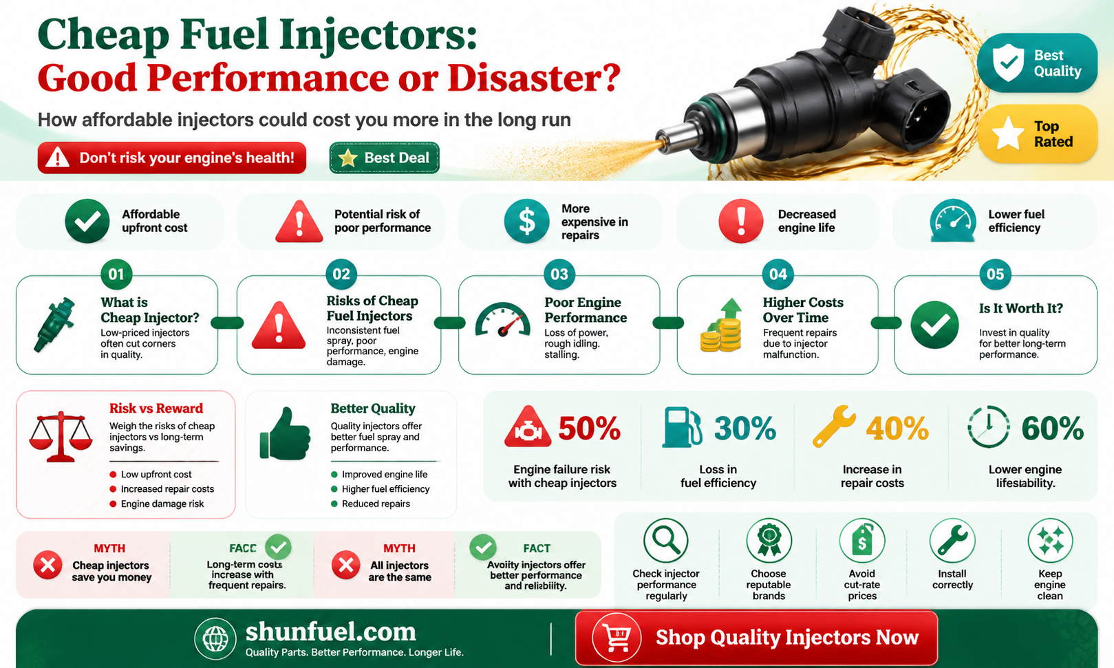 are cheap fuel injectors any good