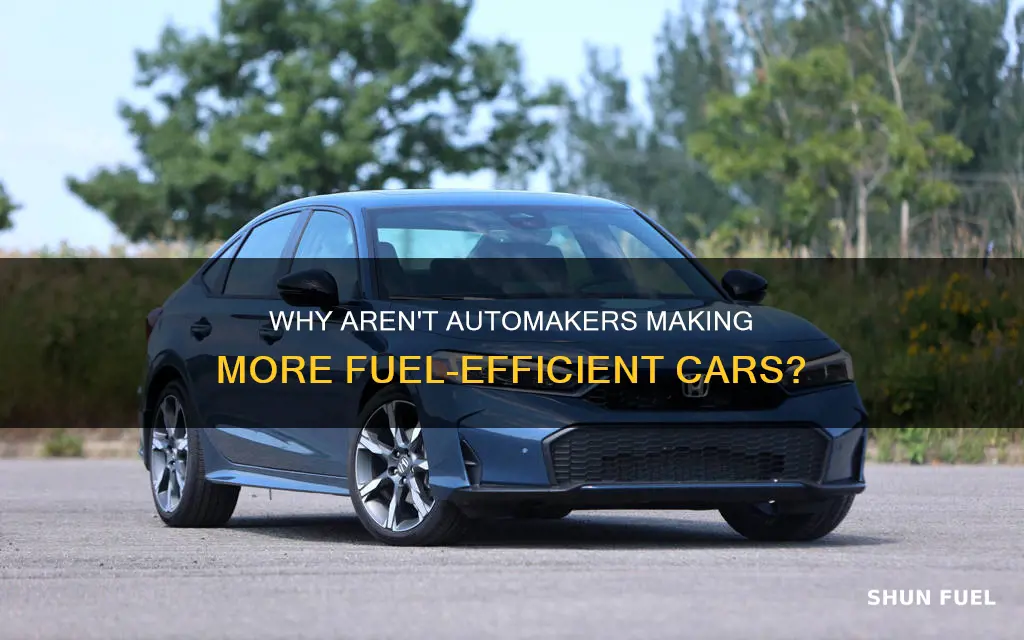 could automakers make a more fuel efficient car