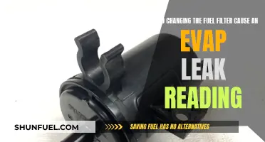 Fuel Filter Change: EVAP Leak Reading Impact?