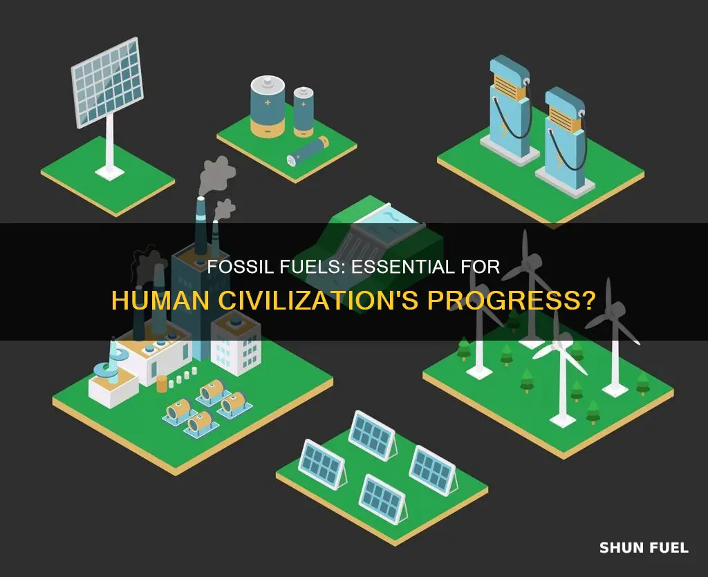could human civiliation developed to this point without fossil fuels