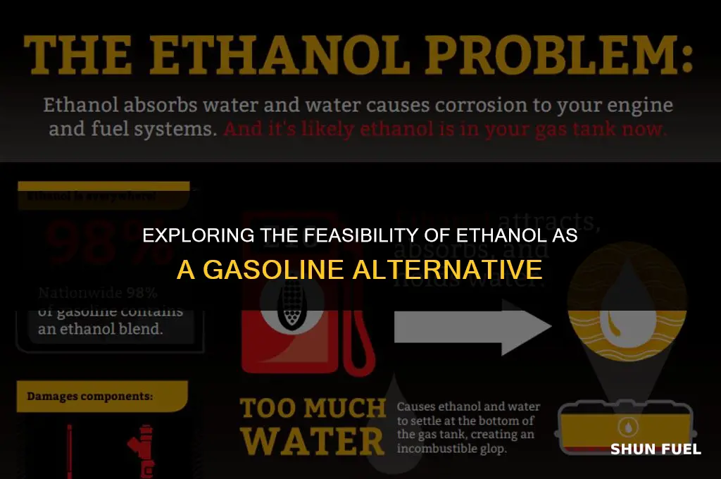 could our gasoline ran cars run on ethanol