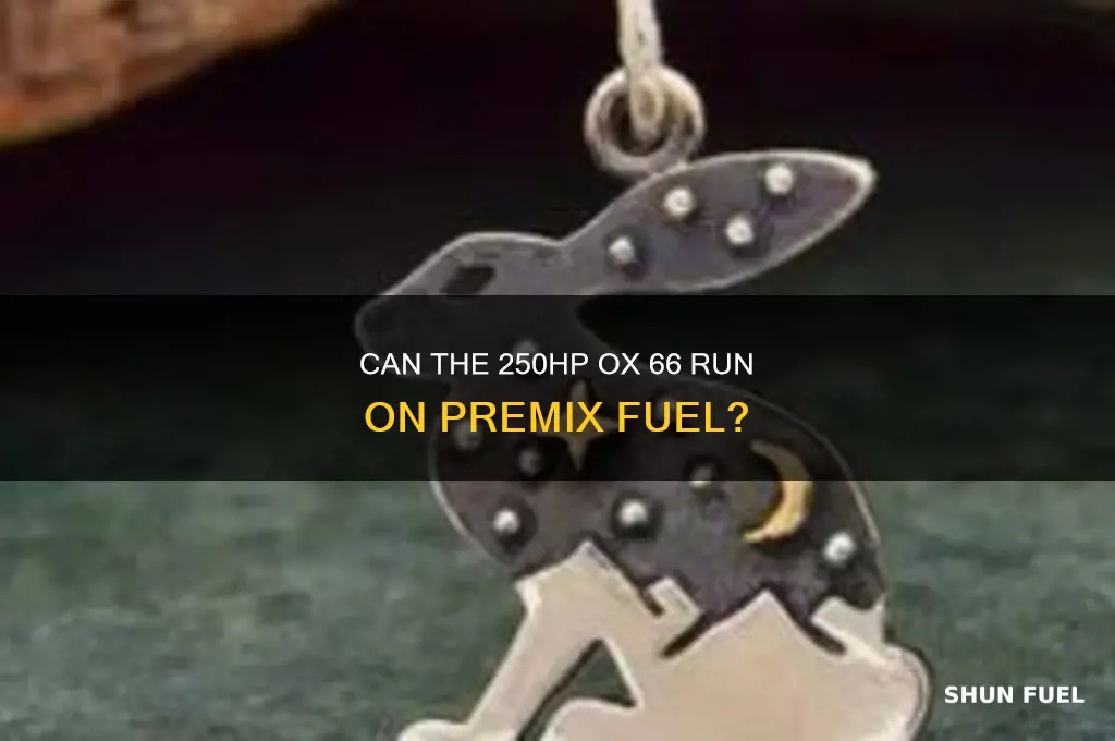 could the 250hp ox 66 use premix fuel
