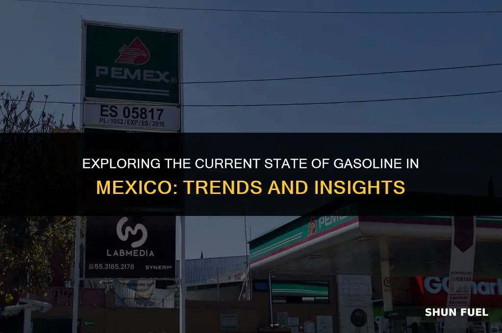 cómo está la gasolina en méxico