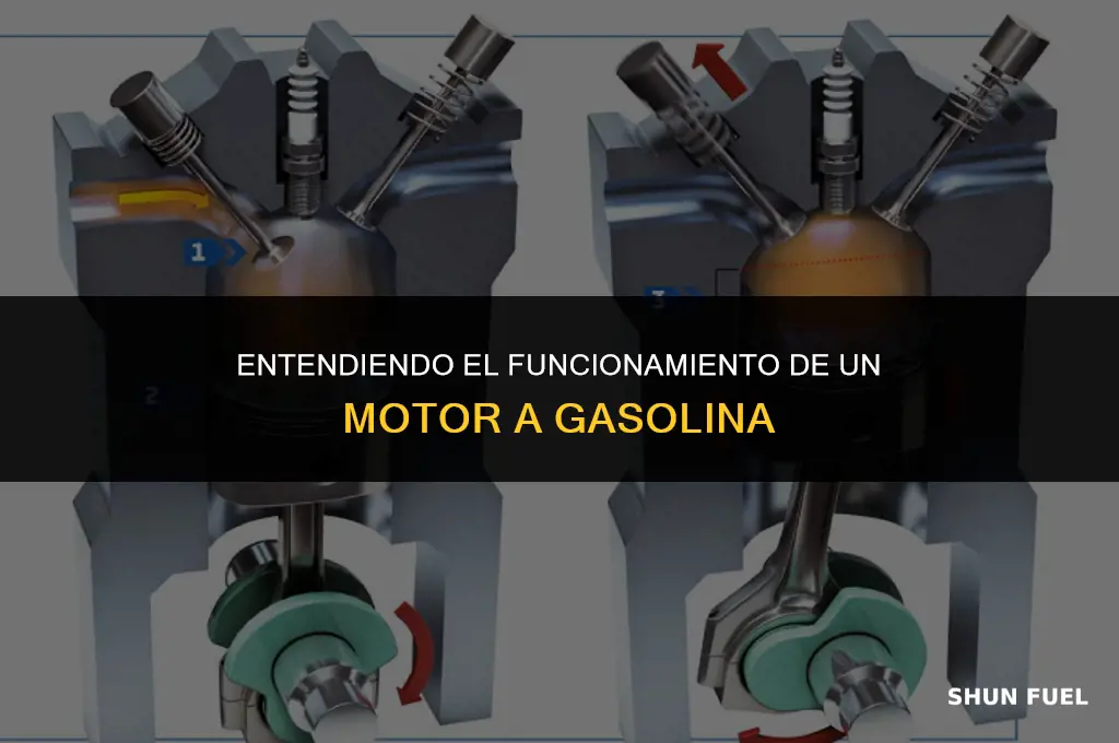 cómo funciona un motor a gasolina