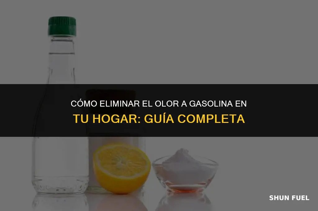 cómo quitar el olor a gasolina en la casa