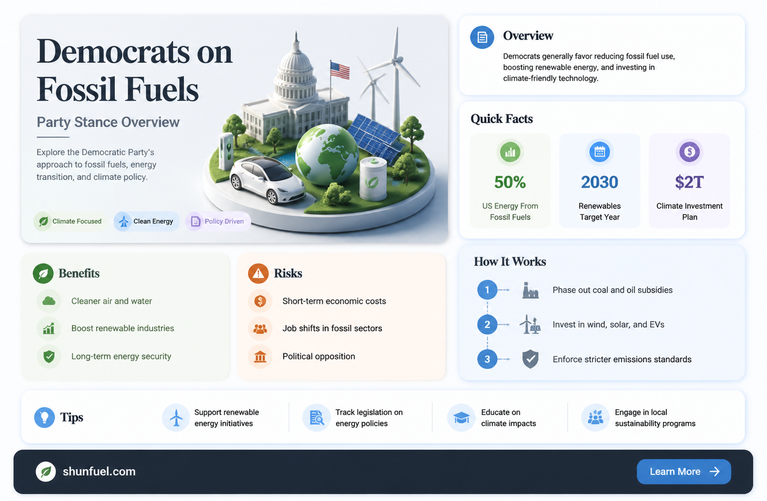 are democrats against fossil fuel