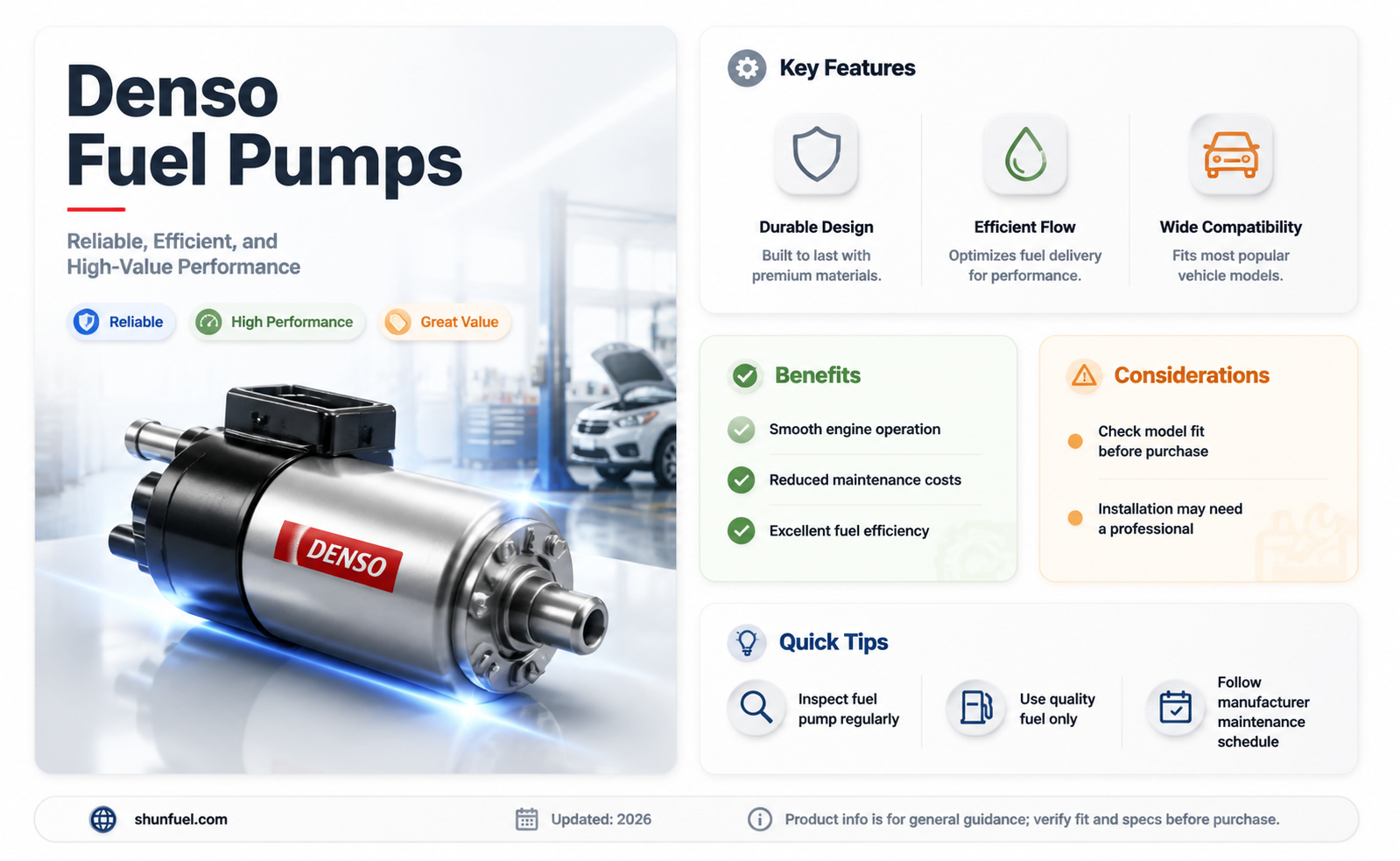 are denso fuel pumps any good