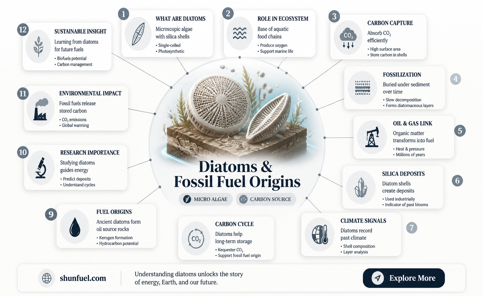 are diatoms fossil fuel