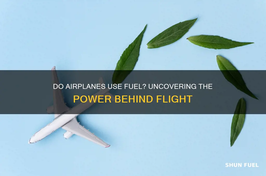 did aeroplane use fuel