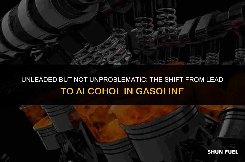 did alcohol replace lead in gasoline
