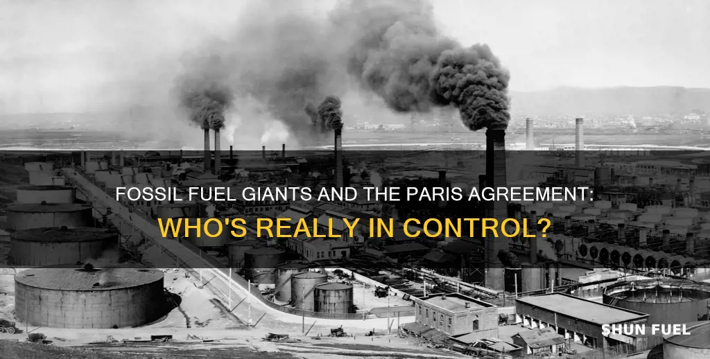 did american fossil fuel companies support the paris agreement