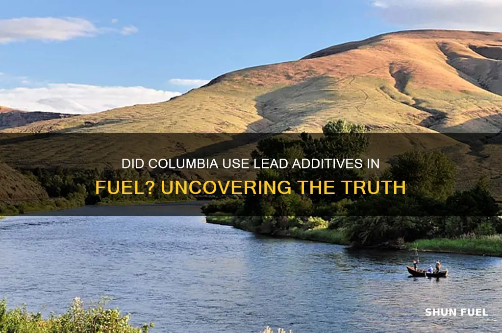did coloumia use lead additive in fuel