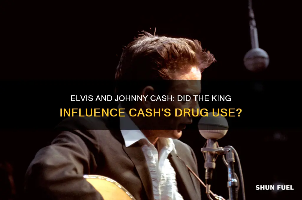 did elvis fuel johnny cash drug use