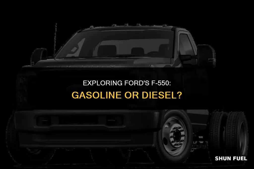 did ford make a gasoline f 550