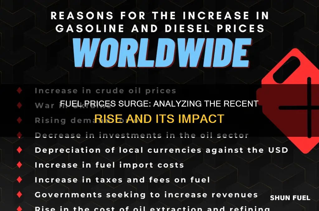 did fuel prices go up