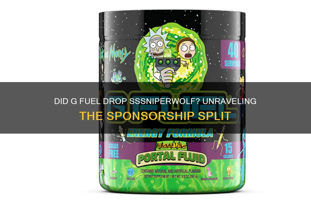 did g fuel drop sssniperwolf