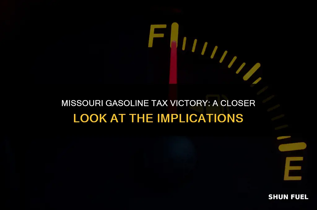 did gasoline tax win in missouri