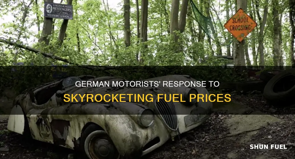 did germans really abaondon their cars over fuel prices