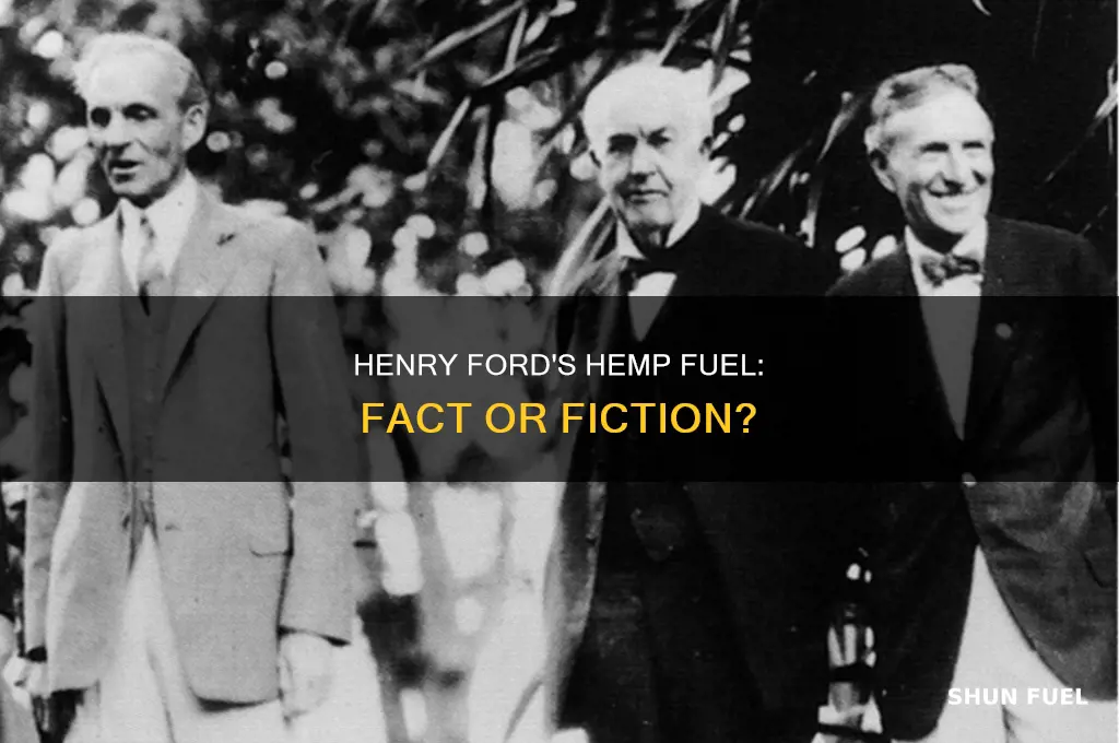 did henry ford use hemp fuel