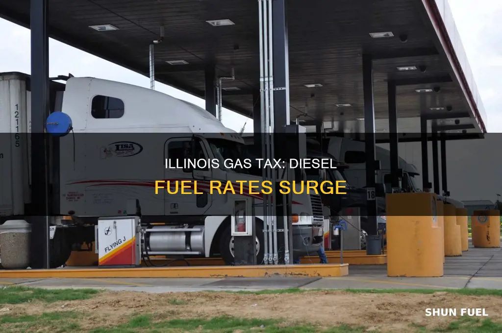 did illinois raise the gas tax on diesel fuel