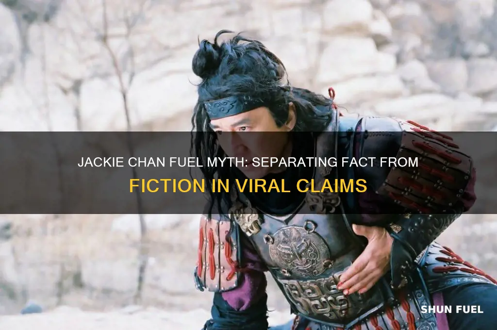 did jackie chan drink fuel