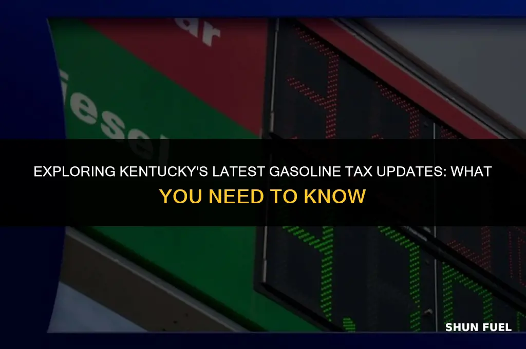 did kentucky recently enact a new gasoline tax