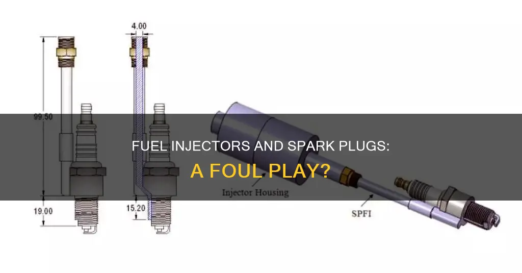 did new fuel injectors foul spark plugs