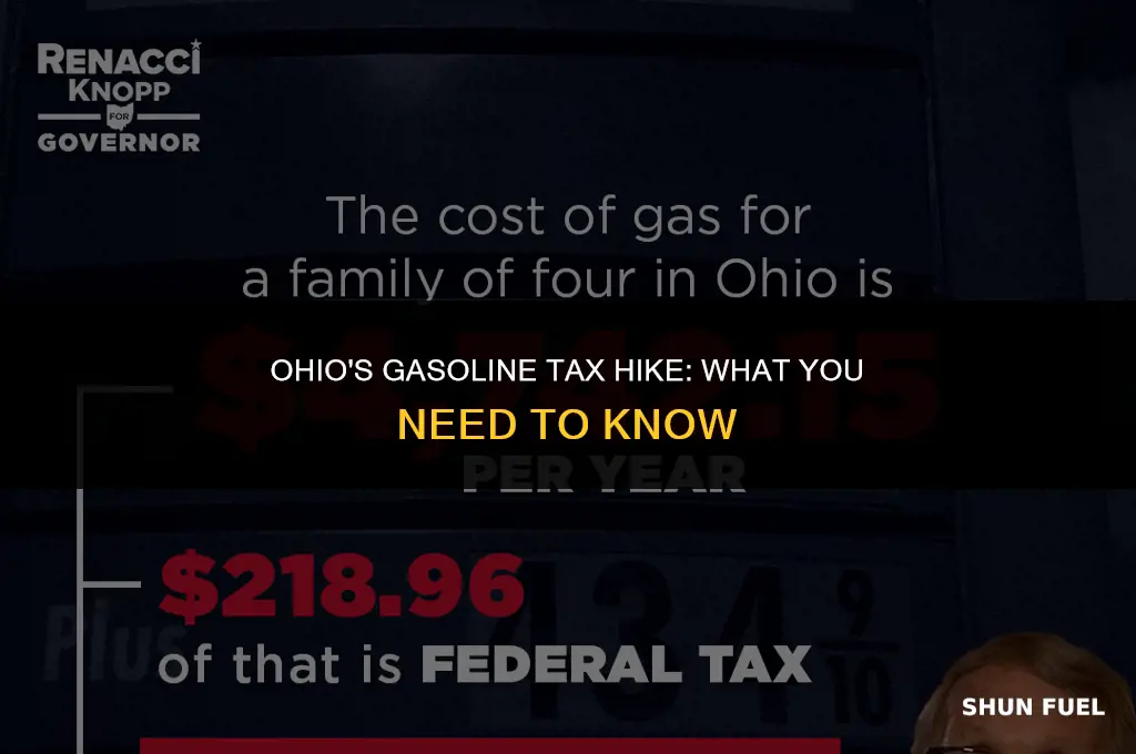 did ohio increase gasoline tax