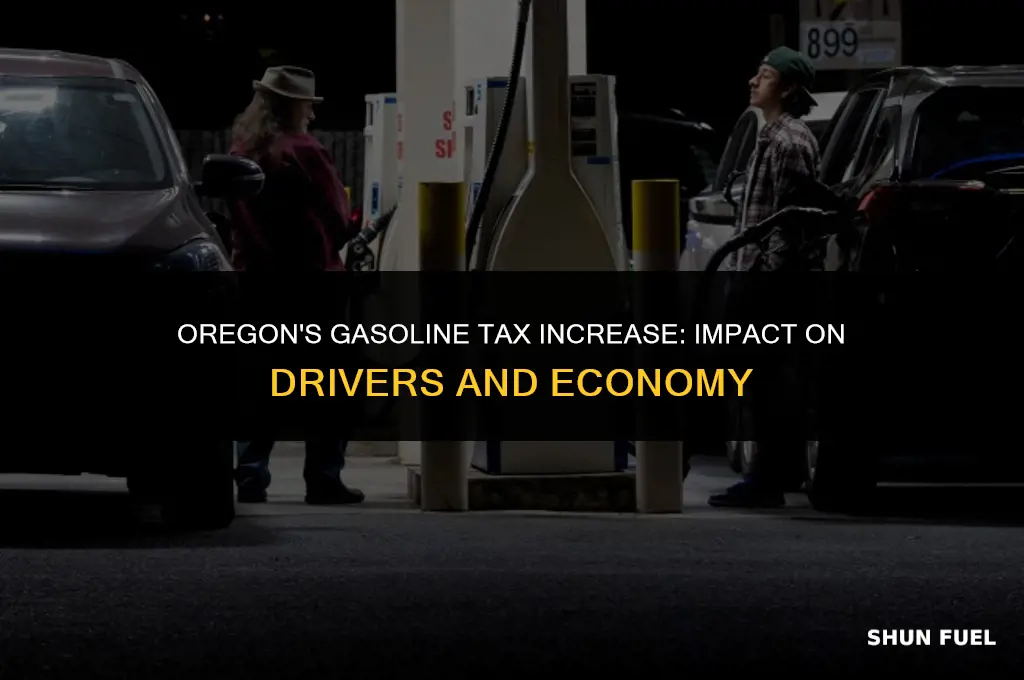 did oregoñ raise gasoline tax