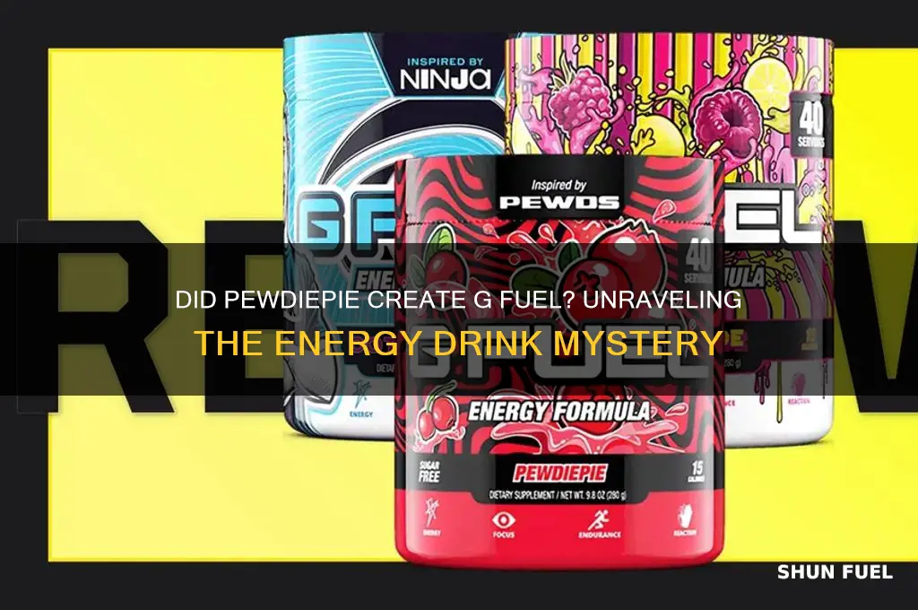did pewdiepie make g fuel