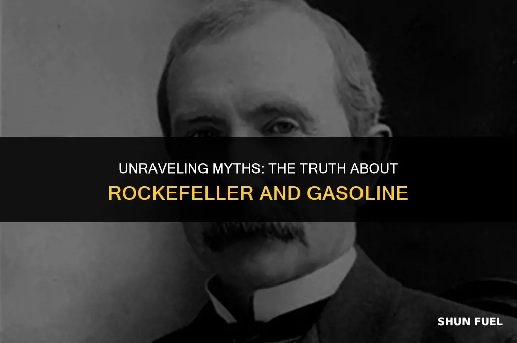 did rockefeller invent gasoline