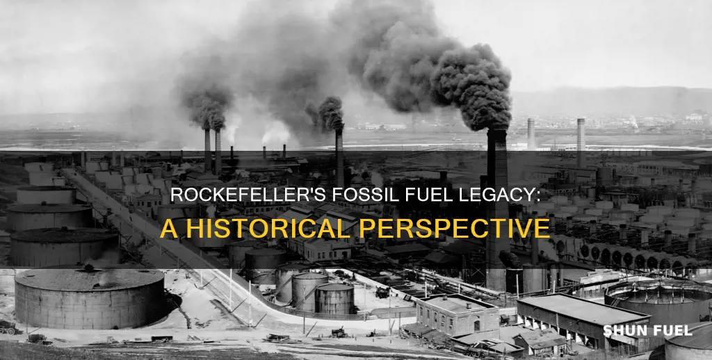 did rockefeller make up the term fossil fuel