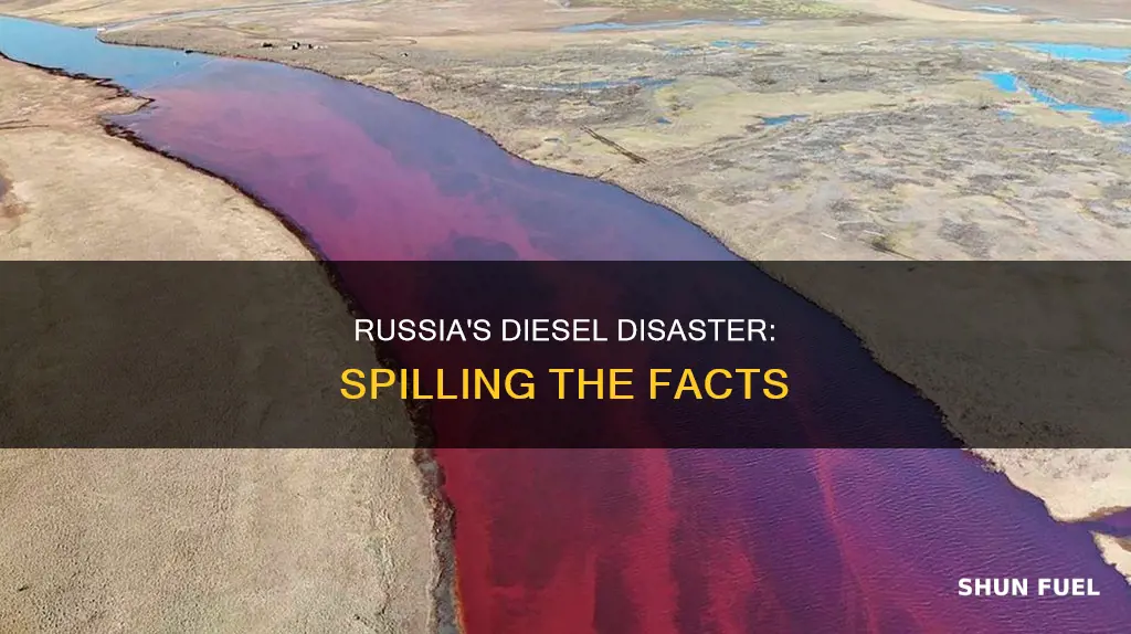 did russia spill diesel fuel