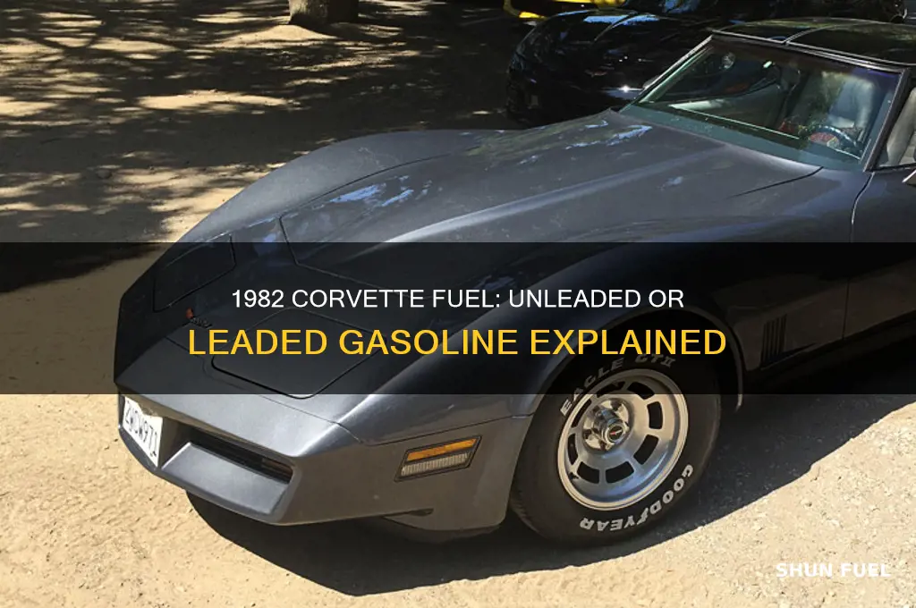 did the 1982 corvette used unleaded fuel