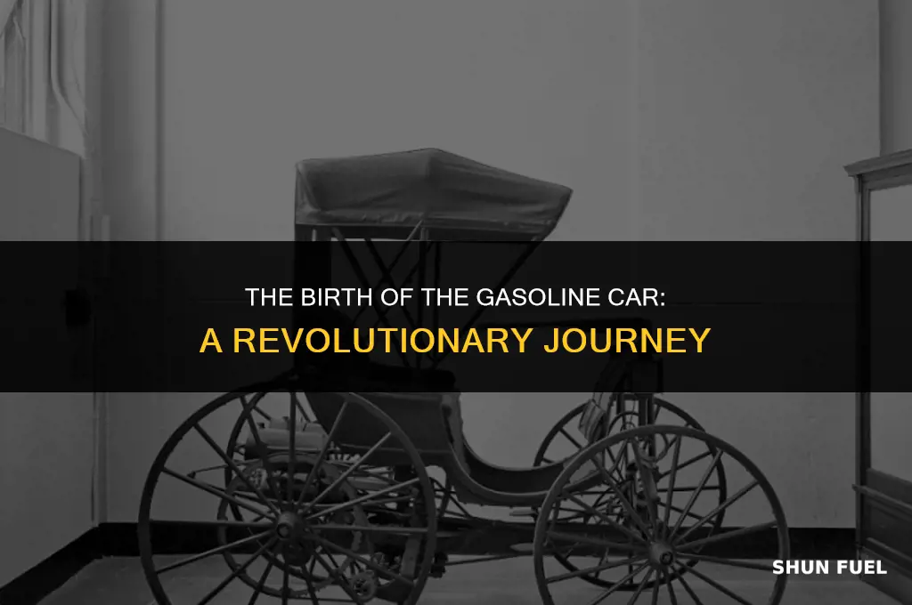 did the first car run on gasoline