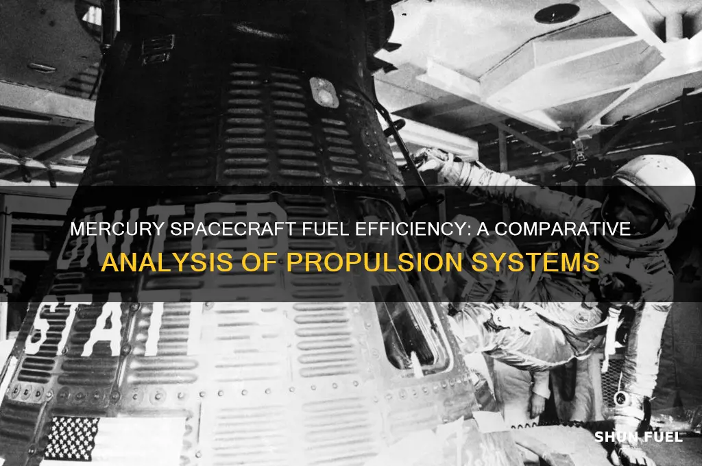 did the mercury spacecraft use less efficient fuel