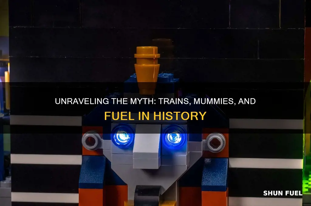 did trains use mummies for fuel