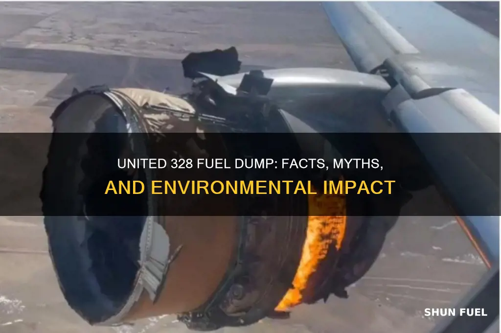 did united 328 dump fuel