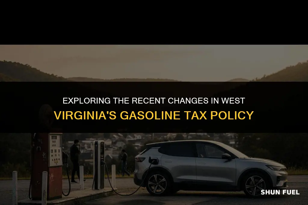 did west virginia increase gasoline taxes