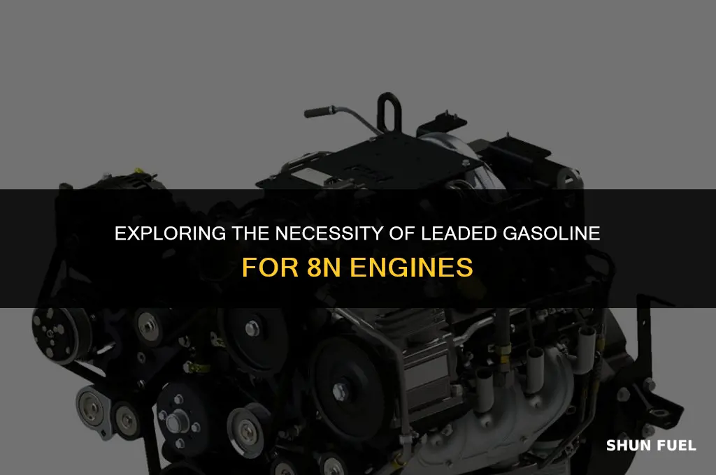 do 8n require leaded gasoline