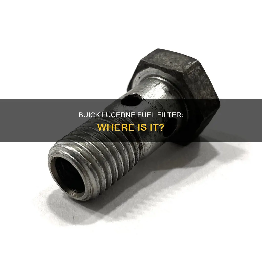 do a 2009 buick lucerene hav a fuel filter