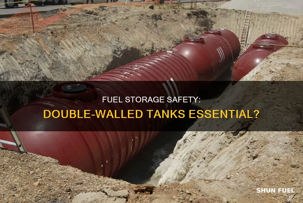 do above ground fuel tanks need to be double walled