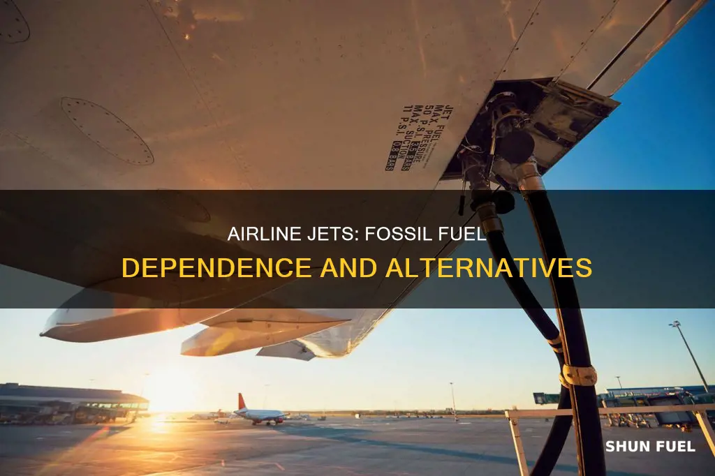 do airline jets use fossil fuels