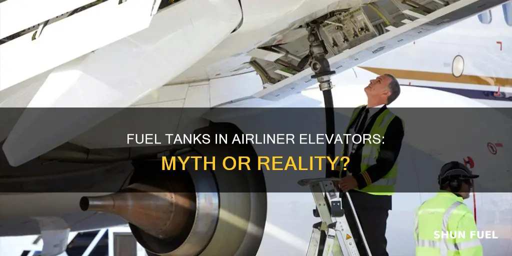do airliners have fuel tanks in the elevator