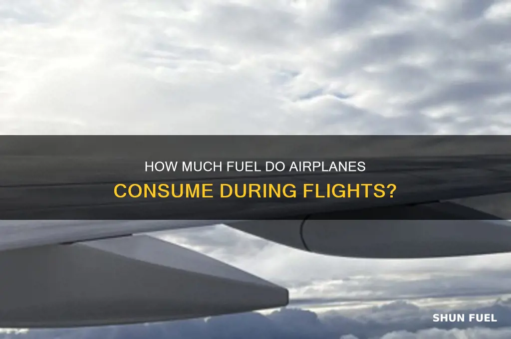 do airplaines use a lot of fuel to fly