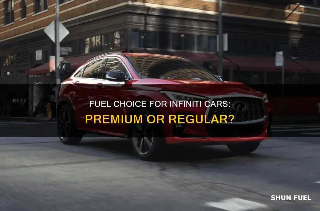 do all infiniti cars take premium fuel